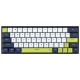 Tastatura mehanička Gaming Fantech MK874V2 RGB Atom 63 Mori bela (red switch) - G221861