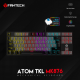 Tastatura Mehanicka Gaming Fantech MK876 RGB Atom TKL siva (Blue switch) - 210649