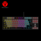 Tastatura mehanička Gaming Fantech MK876 RGB Atom TKL siva (Red switch) - 209680