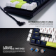 Tastatura mehanička Gaming Fantech MK877S RGB Atom 87S Mori plava (blue switch) - G221864