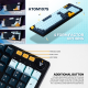 Tastatura mehanička Gaming Fantech MK893S RGB Atom 107S MIZU Navy (Blue switch) - 222340