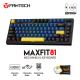 Tastatura mehanička Gaming Fantech MK910 RGB Vibe Maxfit 81 Grand Cobalt Wireless (Yellow switch) - G211104