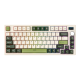 Tastatura mehanička Gaming Fantech MK910 RGB Vibe Maxfit 81 Milky Matcha Wireless (Yellow switch) - G211106