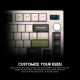 Tastatura mehanička Gaming Fantech MK910 RGB Vibe Maxfit 81 Milky Matcha Wireless (Yellow switch) - G211106