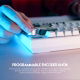 Tastatura mehanička Gaming Fantech MK910 RGB Vibe Maxfit 81 Milky Matcha Wireless (Yellow switch) - G211106