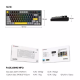 Tastatura mehanička Gaming Fantech MK910 RGB Vibe Maxfit 81 Vibrant Utility Wireless (Yellow switch) - G211103