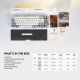 Tastatura mehanička Gaming Fantech MK911 RGB Vibe Maxfit 70 London Tour Wireless (Yellow switch) - G211107