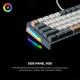 Tastatura Mehanicka Gaming Fantech MK912 RGB Atom PRO63 Wireless Mercury (blue switch) - 214906-1