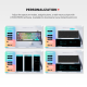 Tastatura Mehanicka Gaming Fantech MK912 RGB Atom PRO63 Wireless Mercury (blue switch) - 214906-1