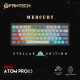 Tastatura mehanička Gaming Fantech MK912 RGB ATOM PRO63 Wireless Mercury (blue switch) - G214906