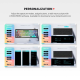 Tastatura mehanička Gaming Fantech MK912 RGB ATOM PRO63 Wireless Mercury (blue switch) - G214906