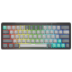 Tastatura mehanička Gaming Fantech MK912 RGB ATOM PRO63 Wireless Mercury (blue switch) - G214906