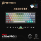 Tastatura Mehanicka Gaming Fantech MK912 RGB Atom PRO63 Wireless Mercury (blue switch) - 214906-1