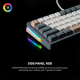Tastatura mehanička Gaming Fantech MK912 RGB ATOM PRO63 Wireless Saturn (red switch) - G216167