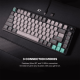 Tastatura mehanička Gaming Fantech MK913 RGB Atom PRO83 Wireless Mercury (RED switch) - G214345