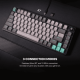 FANTECH Gejmerska tastatura MK913 RGB Atom PRO83 Saturn red switch - 214013