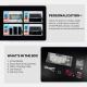 FANTECH Gejmerska tastatura MK913 RGB Atom PRO83 Saturn red switch - 214013