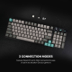 Tastatura mehanička Gaming Fantech MK914 RGB Atom PRO96 Wireless Mercury (red switch) - G218371