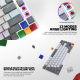 Tastatura mehanička Gaming Fantech MK915 RGB Maxfit AIR83 Wireless gray (red switch) - G218380