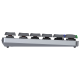 Tastatura mehanička Gaming Fantech MK915 RGB Maxfit AIR83 Wireless gray (brown switch) - G218379