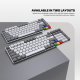 Tastatura Mehanicka Gaming Fantech MK915 RGB Maxfit AIR83 Wireless grey (red switch) - 218380