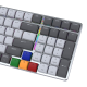 Tastatura mehanička Gaming Fantech MK916 RGB Maxfit AIR99 Wireless gray (brown switch) - G218381