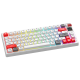 Tastatura mehanička Gaming Fantech MK917 RGB Atom PRO79 Wireless bela (Red switch) - G220817