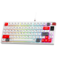Tastatura mehanička Gaming Fantech MK917 RGB Atom PRO79 Wireless bela (Red switch) - G220817