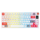 Tastatura mehanička Gaming Fantech MK917 RGB Atom PRO79 Wireless bela (Red switch) - G220817