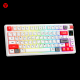 Tastatura mehanička Gaming Fantech MK917 RGB Atom PRO79 Wireless bela (Red switch) - 220817
