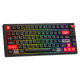 Tastatura mehanička Gaming Fantech MK917 RGB Atom PRO79 Wireless crna (Red switch) - G220815