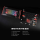 Tastatura mehanička Gaming Fantech MK917 RGB Atom PRO79 Wireless crna (Red switch) - G220815