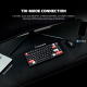 Tastatura mehanička Gaming Fantech MK917 RGB Atom PRO79 Wireless bela (blue switch) - G220816