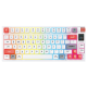 Tastatura mehanička Gaming Fantech MK917 RGB Atom PRO79 Wireless bela (blue switch) - G220816