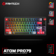Tastatura mehanička Gaming Fantech MK917 RGB Atom PRO79 Wireless crna (Red switch) - 220815-1