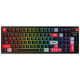Tastatura mehanička Gaming Fantech MK918 RGB Atom PR097 Wireless crna (blue  switch) - G220818