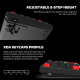 Tastatura mehanička Gaming Fantech MK918 RGB Atom PRO097 Wireless bela (blue switch) - G220820