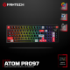 Tastatura mehanička Gaming Fantech MK918 RGB Atom PRO97 Wireless crna (Red switch) - 220819