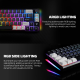 Tastatura mehanička Gaming Fantech MK919 Atom PRO66 crna (Blue switch) - G221127
