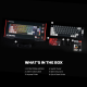 Tastatura mehanička Gaming Fantech MK919 Atom PRO66 crna (Blue switch) - G221127