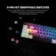 Tastatura mehanička Gaming Fantech MK919 Atom PRO66 crna (Red switch) - 221128