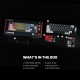 Tastatura mehanička Gaming Fantech MK919 Atom PRO66 siva (Blue switch) - G221129