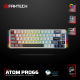 Tastatura mehanička Gaming Fantech MK919 Atom PRO66 siva (Blue switch) - 221129