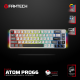 Tastatura mehanička Gaming Fantech MK919 Atom PRO66 siva (Red switch) - 221130