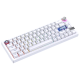 Tastatura mehanička Gaming Fantech MK920 RGB Maxfit 6 Wireless bela (brown switch) - G221867