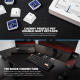 Tastatura mehanička Gaming Fantech MK920 RGB Maxfit 6 Wireless bela (white switch) - G221868