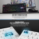 Tastatura mehanička Gaming Fantech MK920 RGB Maxfit 6 Wireless black (Brown switch) - 221869
