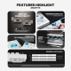 Tastatura mehanička Gaming Fantech MK920 RGB Maxfit 6 Wireless black (Brown switch) - 221869