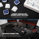 Tastatura mehanička Gaming Fantech MK920 RGB Maxfit 6 Wireless black (Brown switch) - 221869