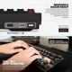 Tastatura mehanička Gaming Fantech MK920 RGB Maxfit 6 Wireless black (Brown switch) - 221869